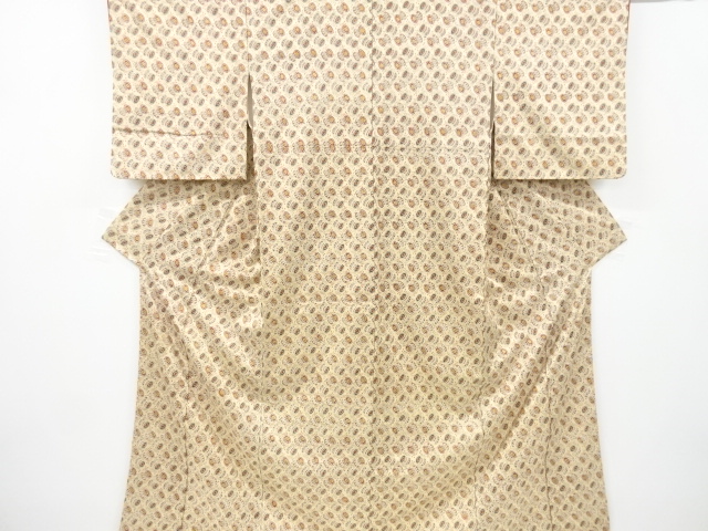 鼓模様小紋着物